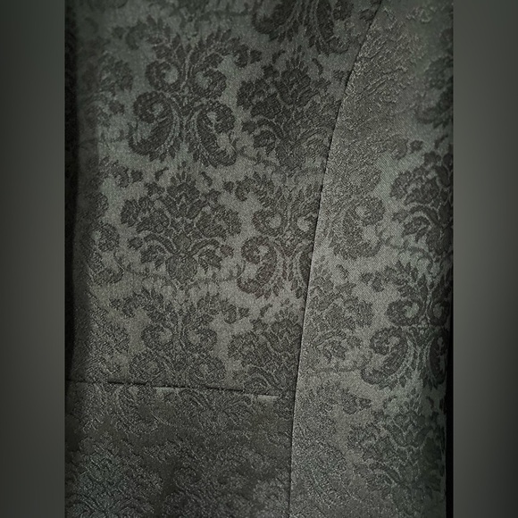 Stresa Size 18 Borcade Black Lined Blazer Jacket - Picture 4 of 10